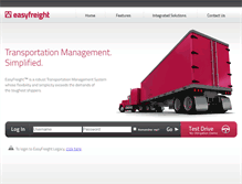 Tablet Screenshot of easyfreight.com